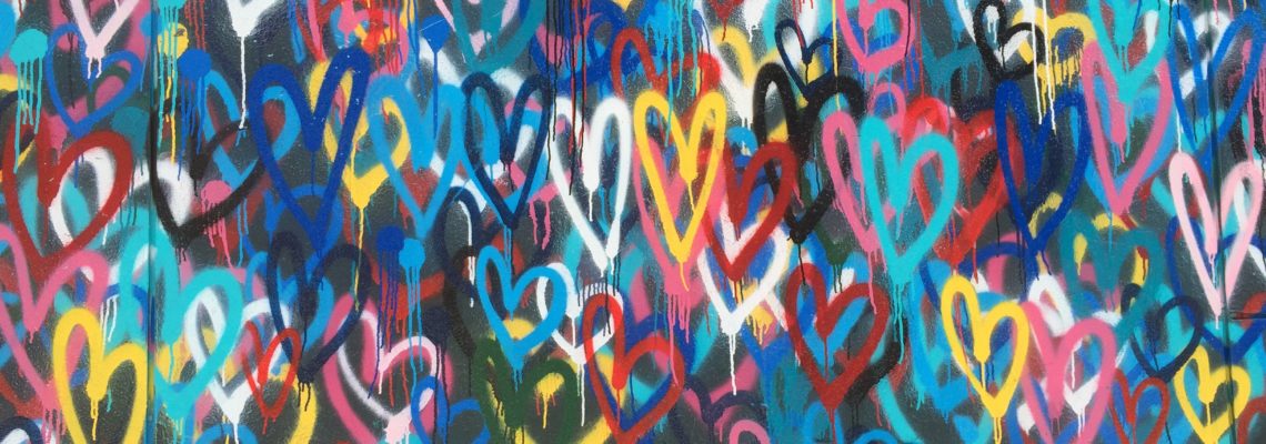 hearts graffiti