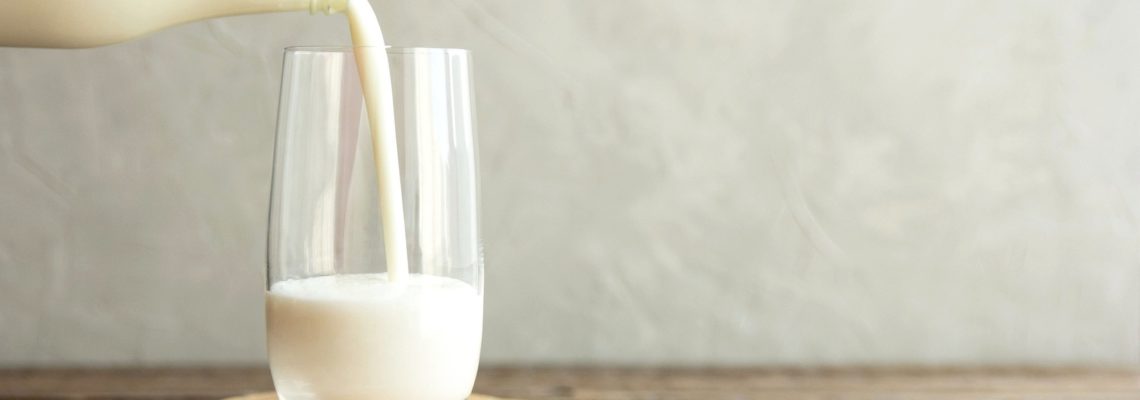 Does lack of calcium cause osteoporosis? A jug of milk is being poured into a glass. Including dairy in your diet is a great way to get plenty of calcium.