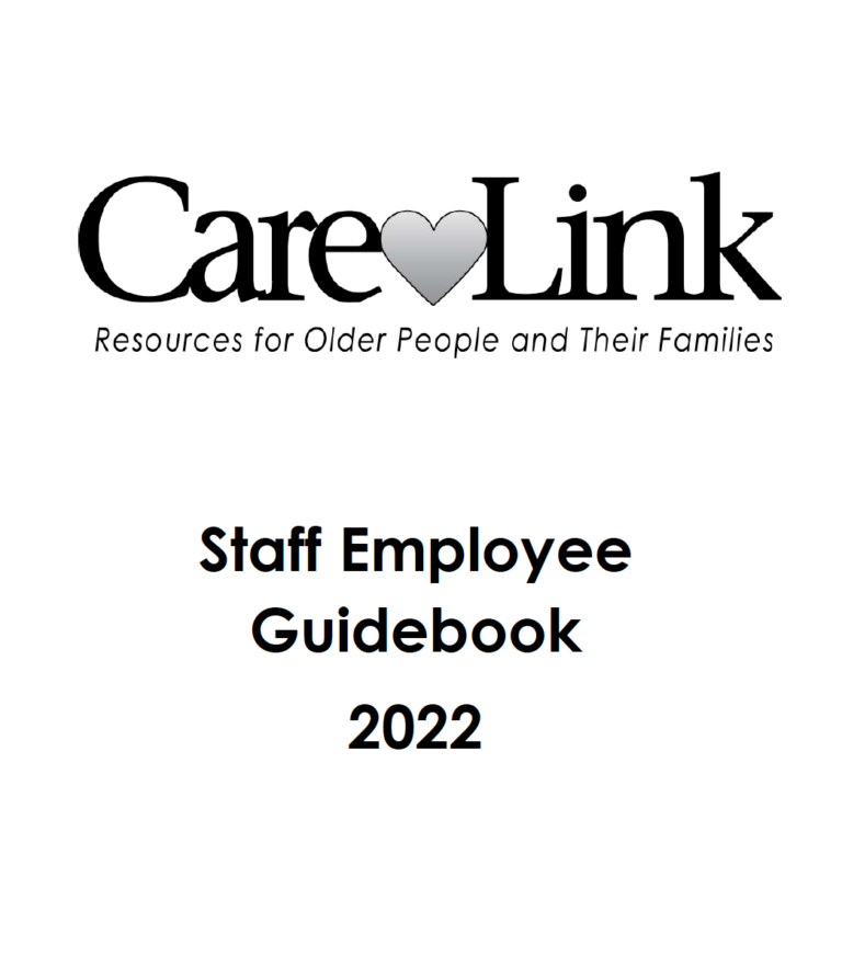 CareLink Staff Guidebook CareLink